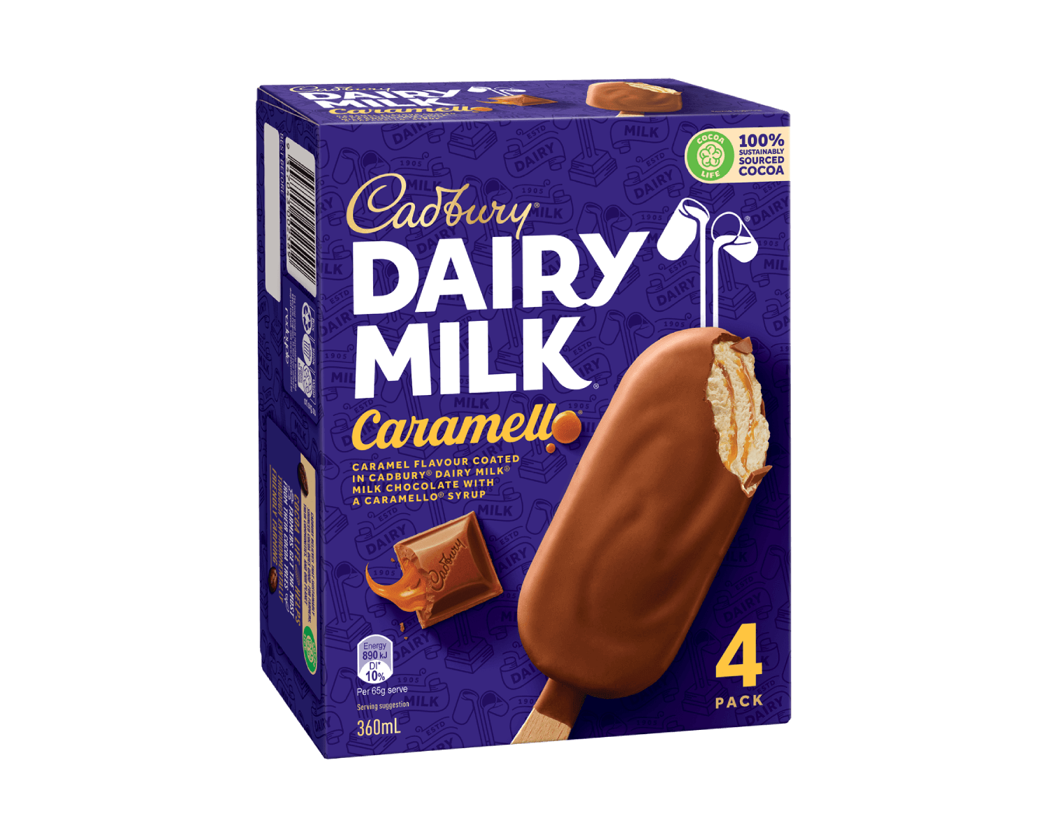 Cadbury Caramello 4's - 6 Packs